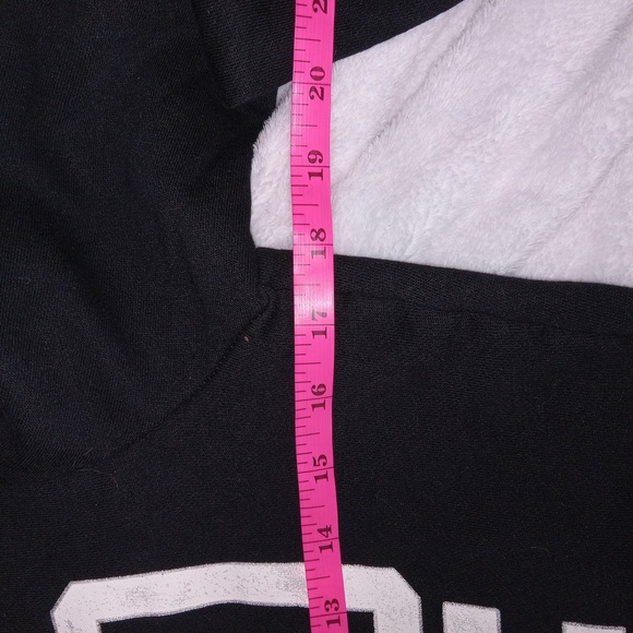 Aeropostale Black Sweatshirt with White and Pink Accents NWOT Size Small - Picture 5 of 8